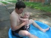 Cap and Daddy Swimming 3.JPG - 2005:06:25 14:20:22
